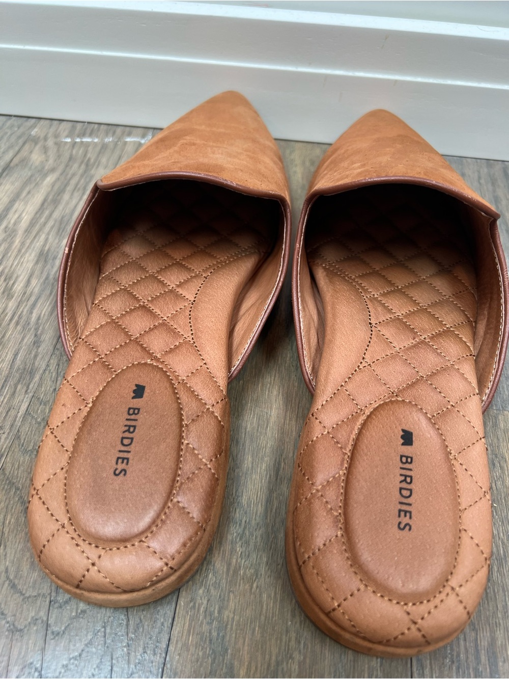 Birdies The Lark Brown Suede Slide Mules Womens Size 8.5 Comfort Slip On Shoes - Picture 5 of 8